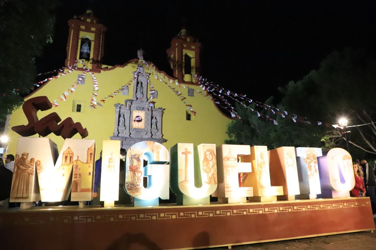 Revelan letras monumentales del barrio de San Miguelito