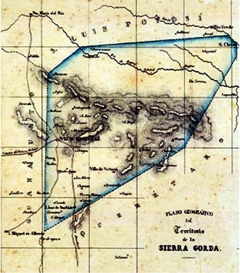 Se crea el Territorio de la Sierra Gorda, y SLP es obligado a ceder parte de su territorio: 1 de diciembre de 1853